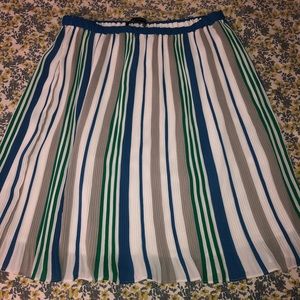 Midi Skirt from Banana Republic; Multicolored